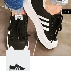 Adidas Nizza Sneakers White and Black